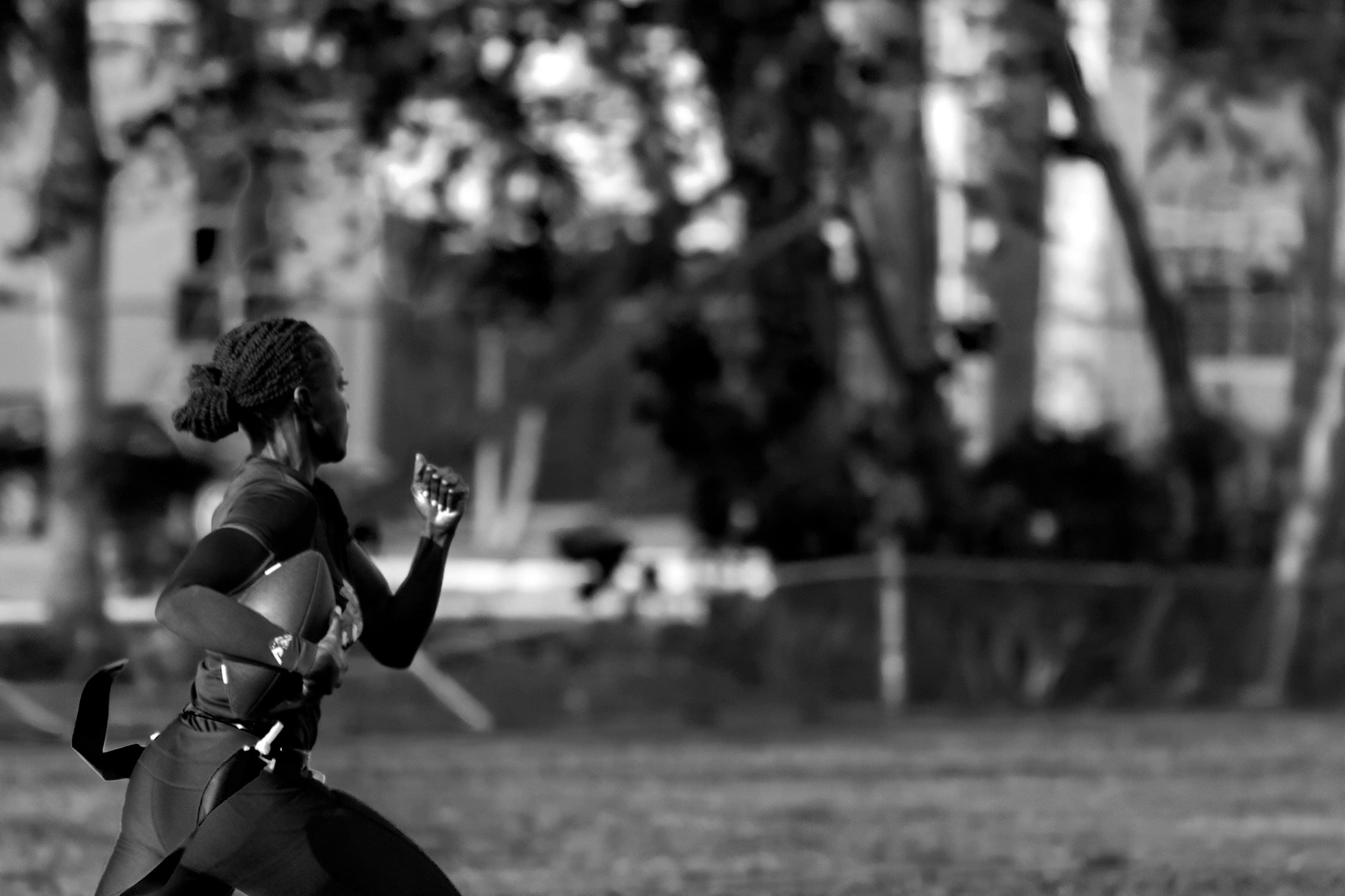 Sports athlete in action