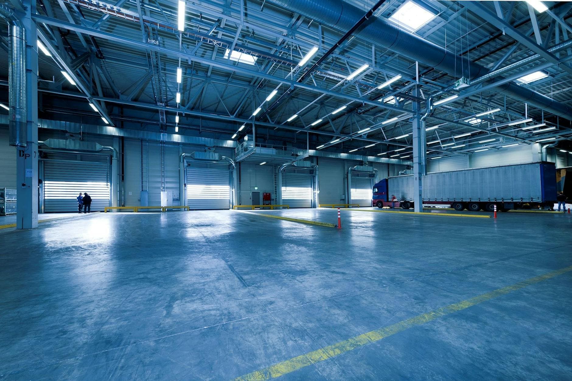 Warehouse operations background